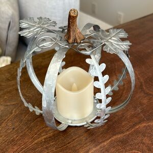 Galvanized Pumpkin